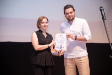 В Баку состоялась церемония награждения ко Дню национального кино (ФОТО)