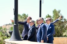 Глава Федерального департамента иностранных дел Швейцарии почтил память шехидов в Баку (ФОТО)