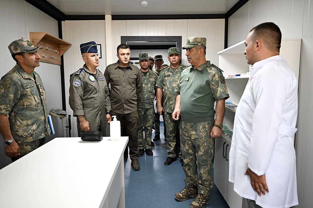 Закир Гасанов осмотрел военную инфраструктуру подразделений ПВО (ФОТО/ВИДЕО)