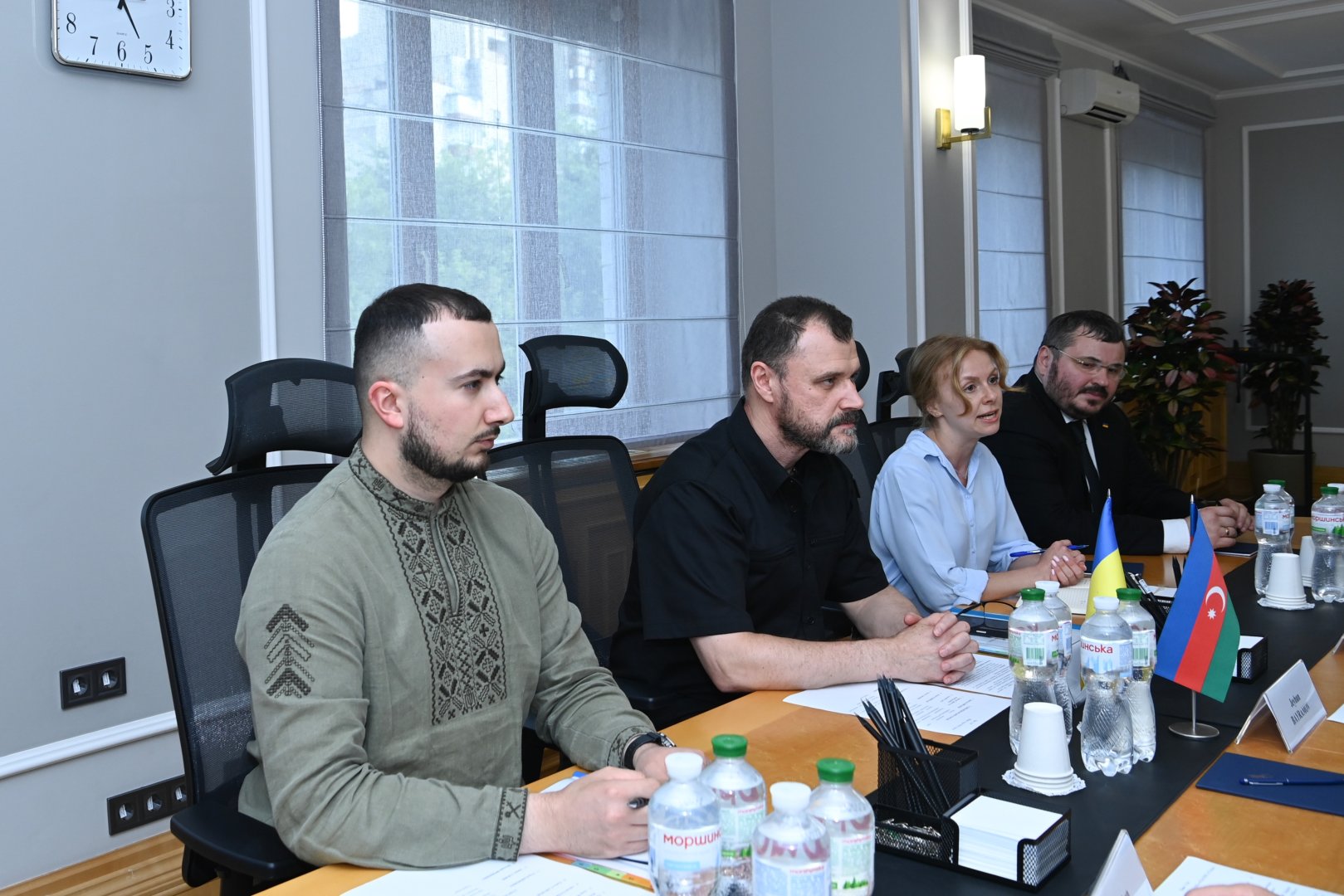 Джейхун Байрамов встретился с секретарем Совета нацбезопасности и обороны Украины (ФОТО)