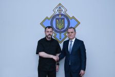 Джейхун Байрамов встретился с секретарем Совета нацбезопасности и обороны Украины (ФОТО)