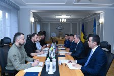 Джейхун Байрамов встретился с секретарем Совета нацбезопасности и обороны Украины (ФОТО)