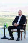 Президент Ильхам Алиев дал интервью Азербайджанскому телевидению в Нахчыване (ФОТО/ВИДЕО)