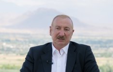 Президент Ильхам Алиев дал интервью Азербайджанскому телевидению в Нахчыване (ФОТО/ВИДЕО)