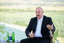 Президент Ильхам Алиев дал интервью Азербайджанскому телевидению в Нахчыване (ФОТО/ВИДЕО)