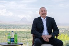 Президент Ильхам Алиев дал интервью Азербайджанскому телевидению в Нахчыване (ФОТО/ВИДЕО)