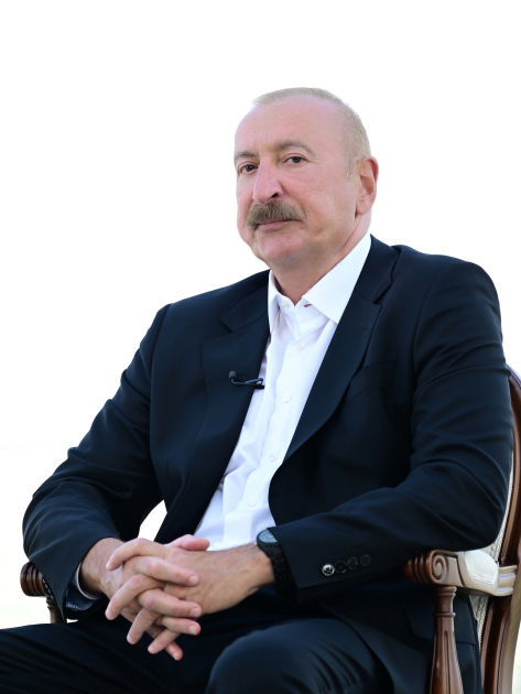 Президент Ильхам Алиев дал интервью Азербайджанскому телевидению в Нахчыване (ФОТО/ВИДЕО)