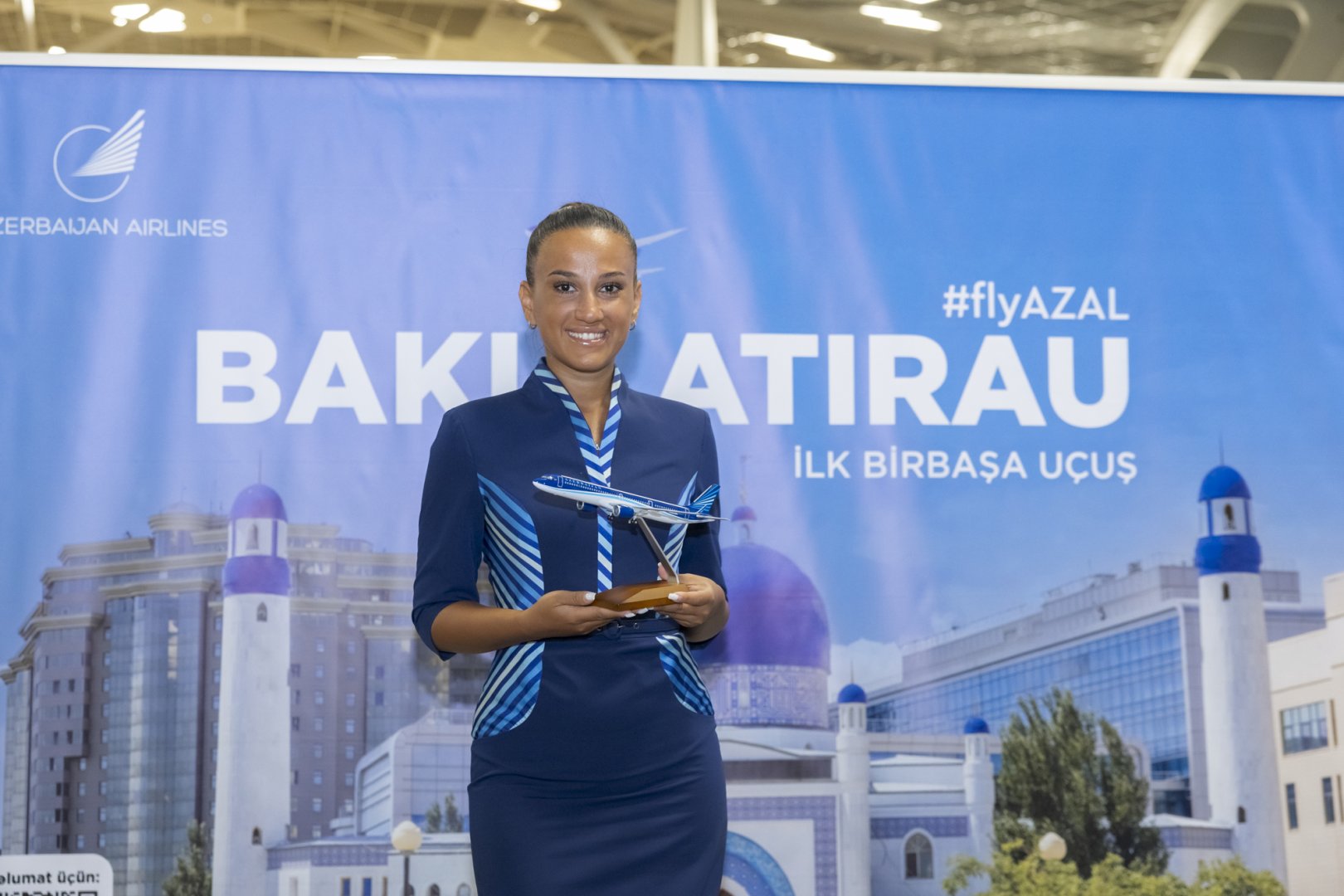 Azerbaijan Airlines успешно выполнила первый рейс в Атырау (ФОТО)