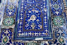 Азербайджанские журналисты посетили мемориальный комплекс Шахи-Зинда в Самарканде (ФОТО)