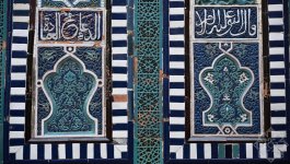 Азербайджанские журналисты посетили мемориальный комплекс Шахи-Зинда в Самарканде (ФОТО)