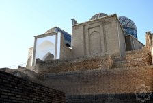 Азербайджанские журналисты посетили мемориальный комплекс Шахи-Зинда в Самарканде (ФОТО)