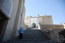 Азербайджанские журналисты посетили мемориальный комплекс Шахи-Зинда в Самарканде (ФОТО)