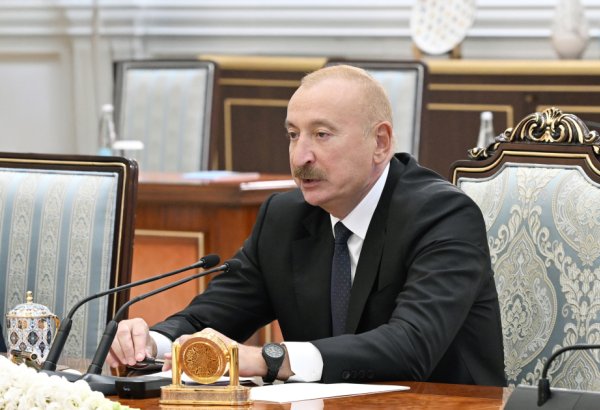 Президент Ильхам Алиев: Узбекистан сегодня – государство, которое имеет большой международный авторитет