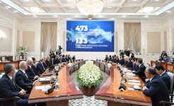 Президент Ильхам Алиев и Президент Шавкат Мирзиёев приняли участие в 3-ем заседании Высшего межгосударственного совета (ФОТО/ВИДЕО)