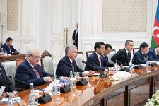 Президент Ильхам Алиев и Президент Шавкат Мирзиёев приняли участие в 3-ем заседании Высшего межгосударственного совета (ФОТО/ВИДЕО)