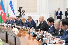 Президент Ильхам Алиев и Президент Шавкат Мирзиёев приняли участие в 3-ем заседании Высшего межгосударственного совета (ФОТО/ВИДЕО)