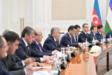 Президент Ильхам Алиев и Президент Шавкат Мирзиёев приняли участие в 3-ем заседании Высшего межгосударственного совета (ФОТО/ВИДЕО)