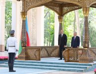 В Ташкенте состоялась церемония официальной встречи Президента Ильхама Алиева (ФОТО)