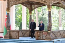 В Ташкенте состоялась церемония официальной встречи Президента Ильхама Алиева (ФОТО)