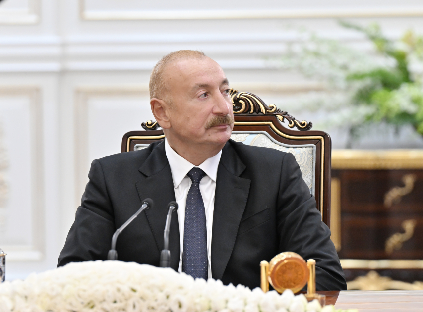 Президент Ильхам Алиев и Президент Шавкат Мирзиёев приняли участие в 3-ем заседании Высшего межгосударственного совета (ФОТО/ВИДЕО)