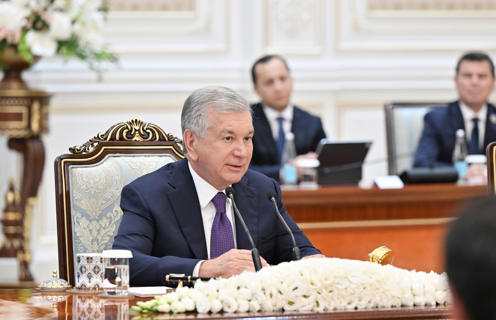 Президент Ильхам Алиев и Президент Шавкат Мирзиёев приняли участие в 3-ем заседании Высшего межгосударственного совета (ФОТО/ВИДЕО)