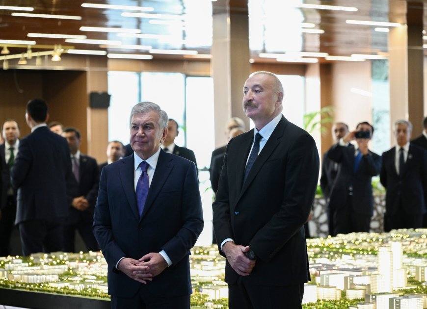 Президент Ильхам Алиев ознакомился с крупнейшим градостроительным проектом Узбекистана — «Новый Ташкент» (ФОТО)