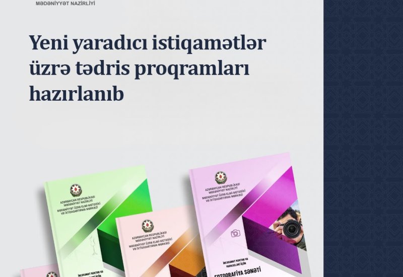 В Азербайджане разработаны учебные программы по новым творческим направлениям
