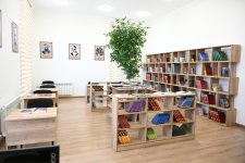 Первый вице-президент Мехрибан Алиева приняла участие в открытии школы искусств в Бильгях (ФОТО)