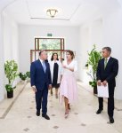 Первый вице-президент Мехрибан Алиева, ее дочери Лейла Алиева и Арзу Алиева посетили Научно-исследовательский институт педиатрии (ФОТО)