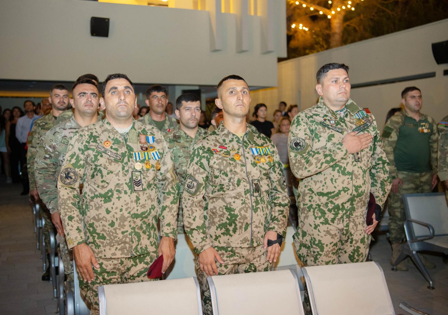 В центре отдыха "Бильгях" СГБ Азербайджана организована встреча с участниками Отечественной войны (ФОТО)