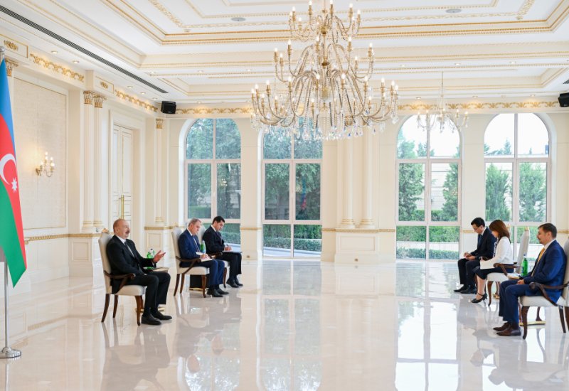 Президент Ильхам Алиев принял новоназначенного резидента-координатора ООН в Азербайджане (ФОТО/ВИДЕО)