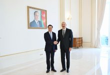 Президент Ильхам Алиев принял делегацию во главе с Генеральным прокурором Верховной народной прокуратуры Китая (ФОТО)
