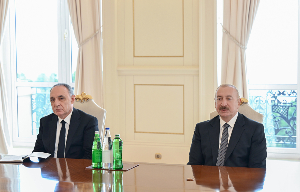 Президент Ильхам Алиев принял делегацию во главе с Генеральным прокурором Верховной народной прокуратуры Китая (ФОТО)