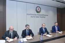 Джейхун Байрамов провел обсуждения с новым послом Швеции (ФОТО)