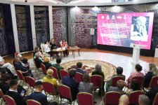 В Алматы открылась выставка "Дыхание времени в народном искусстве", посвященная 120-летию Лятифа Керимова (ФОТО)