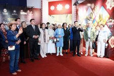 В Алматы открылась выставка "Дыхание времени в народном искусстве", посвященная 120-летию Лятифа Керимова (ФОТО)