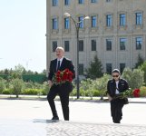 Президент Ильхам Алиев и Первая леди Мехрибан Алиева посетили Военно-морские силы (ФОТО)
