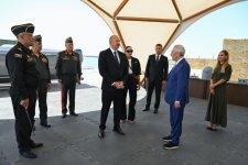 Президент Ильхам Алиев и Первая леди Мехрибан Алиева посетили Военно-морские силы (ФОТО)