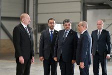 Президент Ильхам Алиев принял участие в открытии предприятия по производству бумажной и гигиенической продукции в Гарадагском районе (ФОТО)