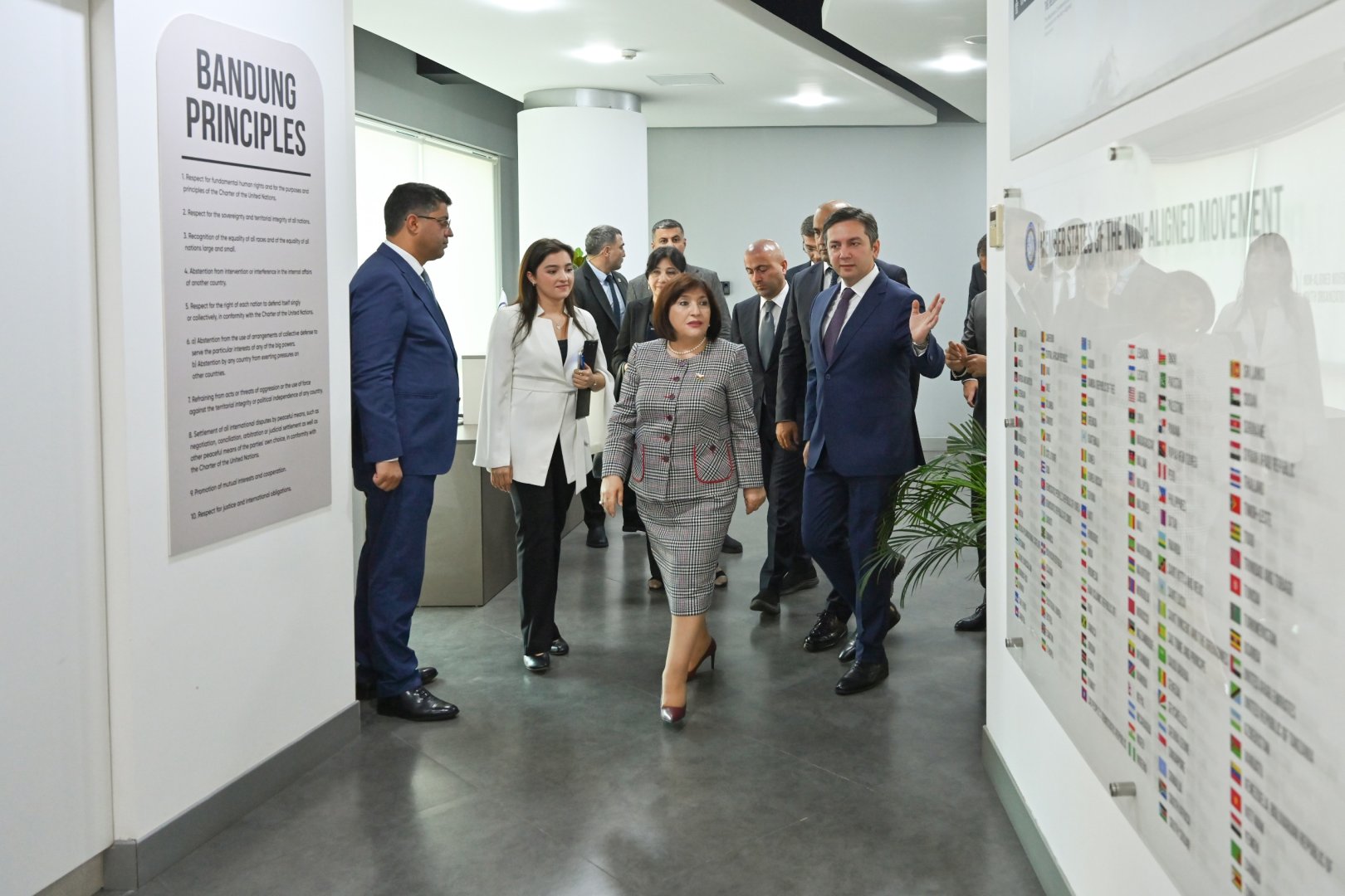 Сахиба Гафарова выступила с речью в штаб-квартире Молодежной организации ДН (ФОТО)