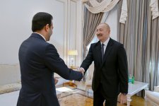 Президент Ильхам Алиев принял генерального секретаря Мусульманского совета старейшин (ФОТО/ВИДЕО)