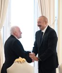 Президент Ильхам Алиев принял участников проходящих в Баку международных конференций (ФОТО/ВИДЕО)