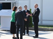 Президент Ильхам Алиев принял участие в открытии Солнечной электростанции «Гобустан» (ФОТО)