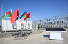 Президент Ильхам Алиев принял участие в открытии Солнечной электростанции «Гобустан» (ФОТО)