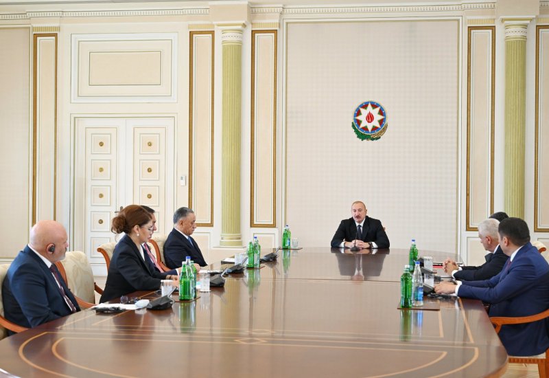 Президент Ильхам Алиев принял руководящих лиц по безопасности стран-членов ОТГ (ФОТО)