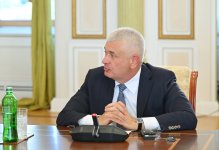Президент Ильхам Алиев принял руководящих лиц по безопасности стран-членов ОТГ (ФОТО)