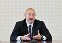 Президент Ильхам Алиев принял руководящих лиц по безопасности стран-членов ОТГ (ФОТО)