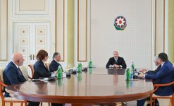Президент Ильхам Алиев принял руководящих лиц по безопасности стран-членов ОТГ (ФОТО)