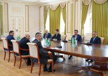 Президент Ильхам Алиев принял руководящих лиц по безопасности стран-членов ОТГ (ФОТО)