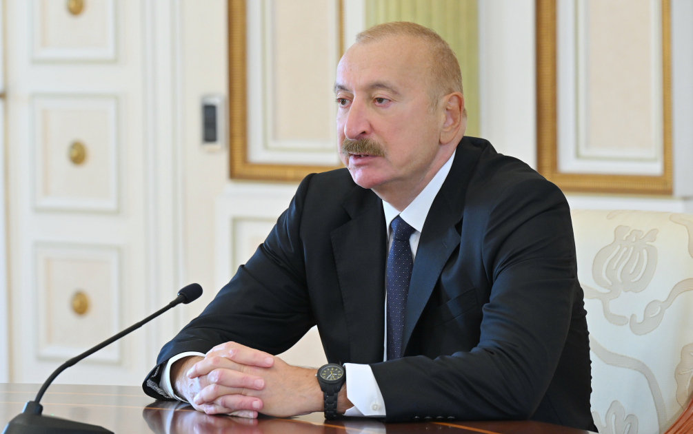 Президент Ильхам Алиев принял руководящих лиц по безопасности стран-членов ОТГ (ФОТО)